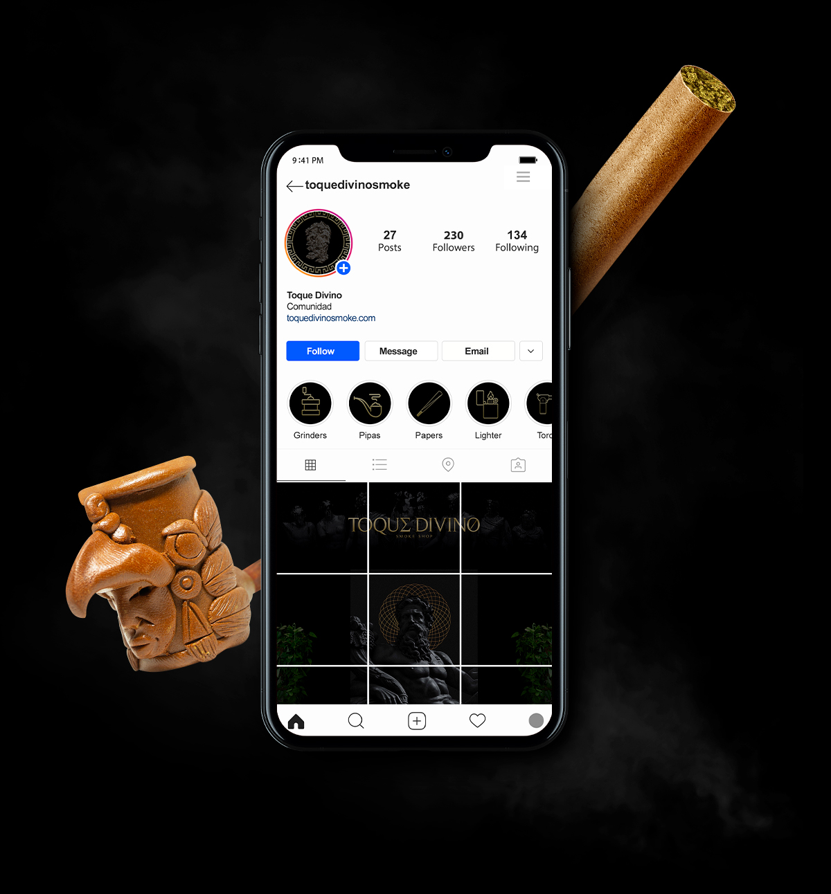 Polivalente Instagram Toque Divino Redes sociales